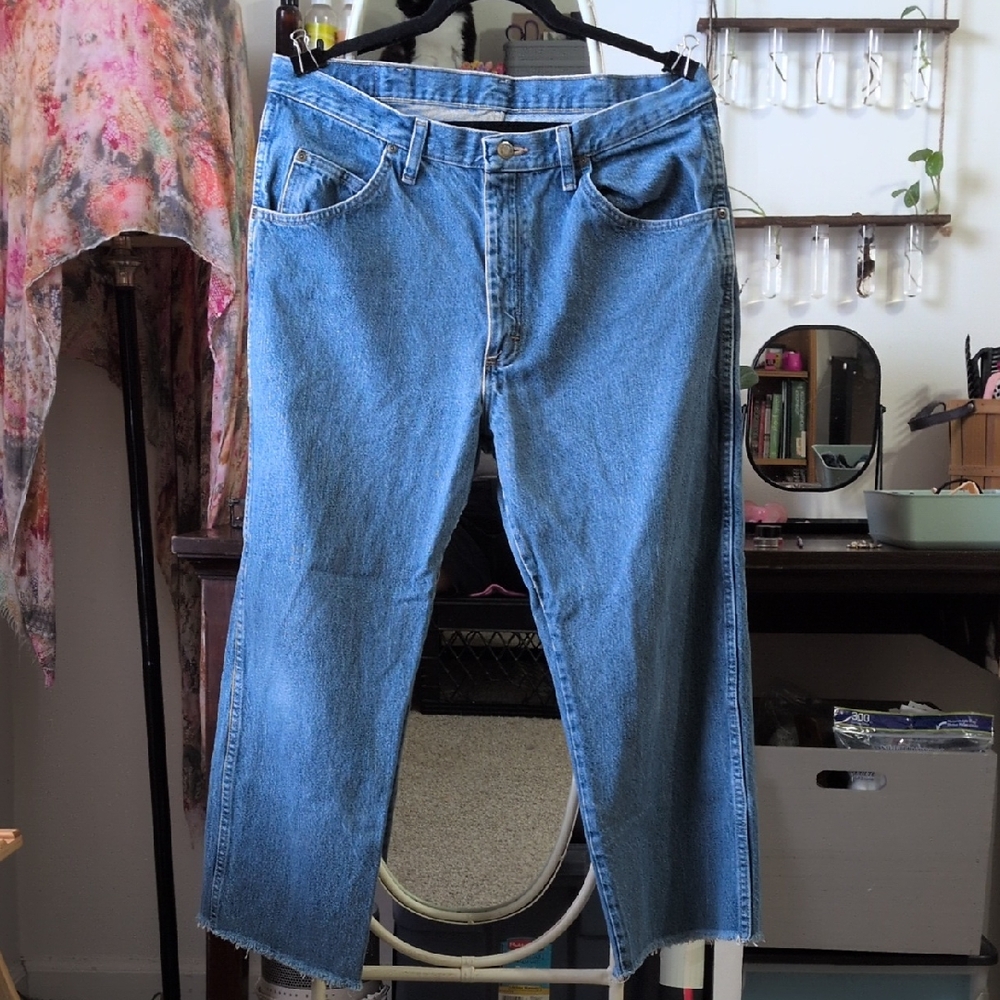 Wrangler Blue Straight Jeans Classic Style